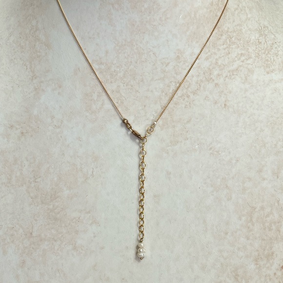 Blue gem Turquoise and Pearl necklace - Picture 4 of 6